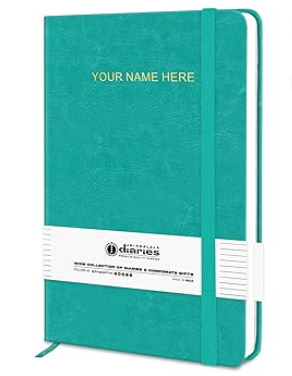 PU Leather Executive Personalised Name Notebook Diary